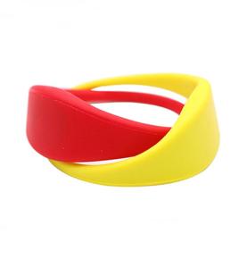 Silikonowa, wąska, wodoodporna i odporna na zużycie opaska na nadgarstek RFID