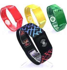 Modna tkana opaska na nadgarstek RFID NFC elastyczna bransoletka sportowa na Boże Narodzenie elastyczna opaska na nadgarstek
