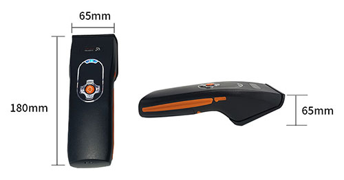 Przenośny czytnik UHF RFID Bluetooth o zasięgu 4 metrów, regulowany 860-960 mhz 30 dBm do inwentaryzacji 8